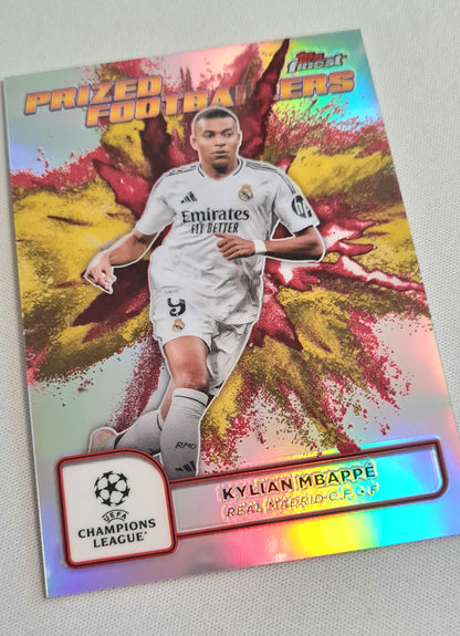 Kylian Mbappe - 2025 Topps Finest Prized Footballers Fusion Yellow Real Madrid C.F. (CL)#PFF-13