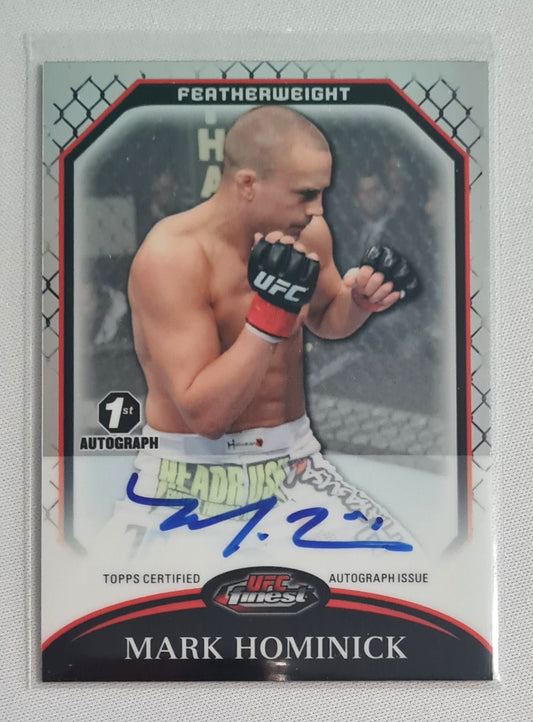 Mark Hominick - 2011 Topps UFC Finest Featherweight Fighter 1st Autograph #A-MH /Auto