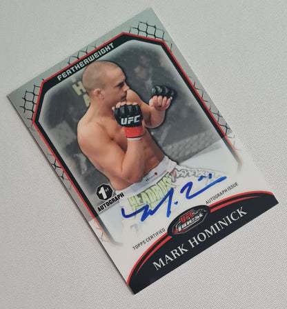 Mark Hominick - 2011 Topps UFC Finest Featherweight Fighter 1st Autograph #A-MH /Auto