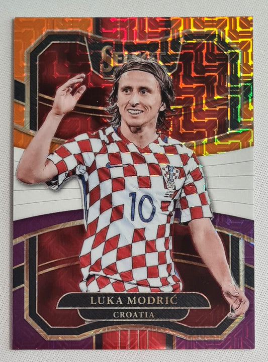 Luka Modric - 2017/18 Panini Select Soccer National Team Croatia (HNS) Prizm #59 Orange Prizm