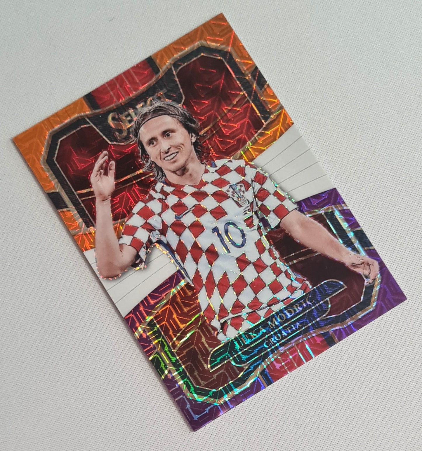 Luka Modric - 2017/18 Panini Select Soccer National Team Croatia (HNS) Prizm #59 Orange Prizm