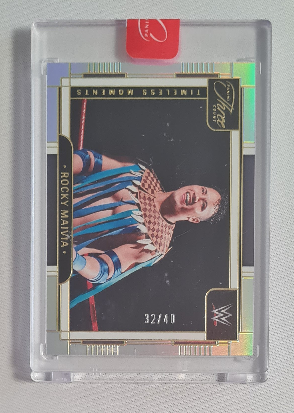 Rocky Maivia - 2024 Panini Three Count WWE Wrestling Timeless Moments #157 /40