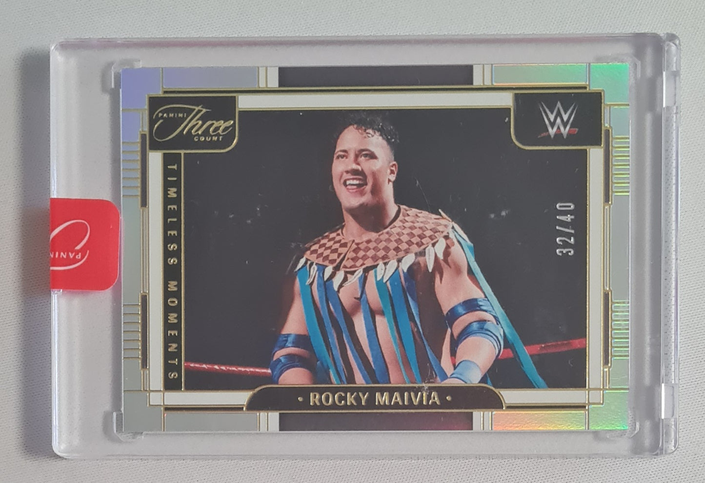 Rocky Maivia - 2024 Panini Three Count WWE Wrestling Timeless Moments #157 /40