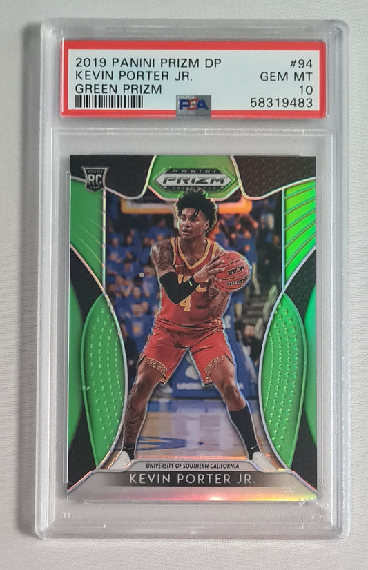 Kevin Porter Jr. - 2019 Panini Prizm Draft Picks University of Southern California (RC) #94 Green Prizm PSA 10 GEM Mint