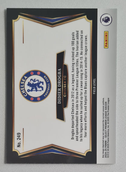 Didier Drogba - 2024/25 Panini Select Premier League Soccer - Field Level - Chelsea #249