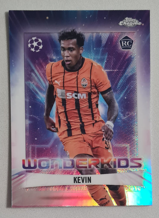 Kevin - 2025 Topps Chrome  Wonderkids (RC) FC Shakhtar Donetsk (CL) #WK-20