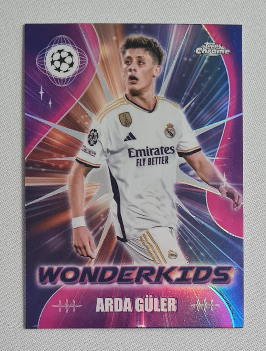 Arda Guler - 2024 Topps Chrome Wonderkids Real madrid (CL) #WK-1
