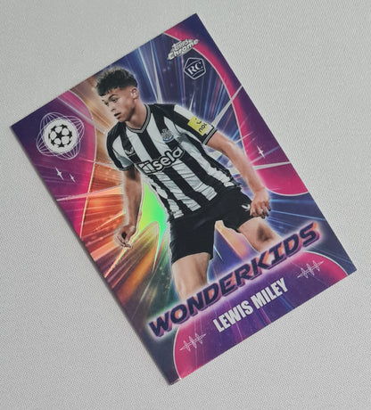 Lewis Miley - 2024 Topps Chrome Wonderkids (RC) Newcastle United (CL) #WK-6