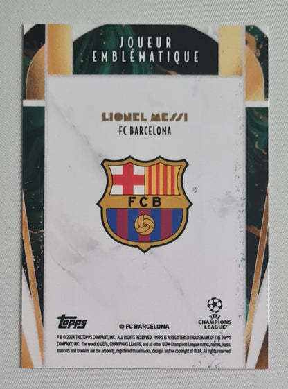 Lionel Messi - 2024 Topps Deco FC Barcelona (CL) Joueur Emblematique