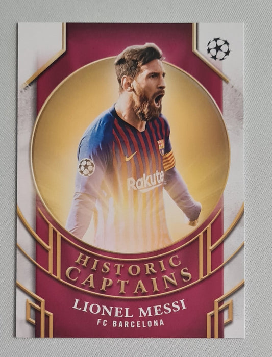 Lionel Messi - 2025 Topps Historic Captains FC Barcelona (CL) #HC-4