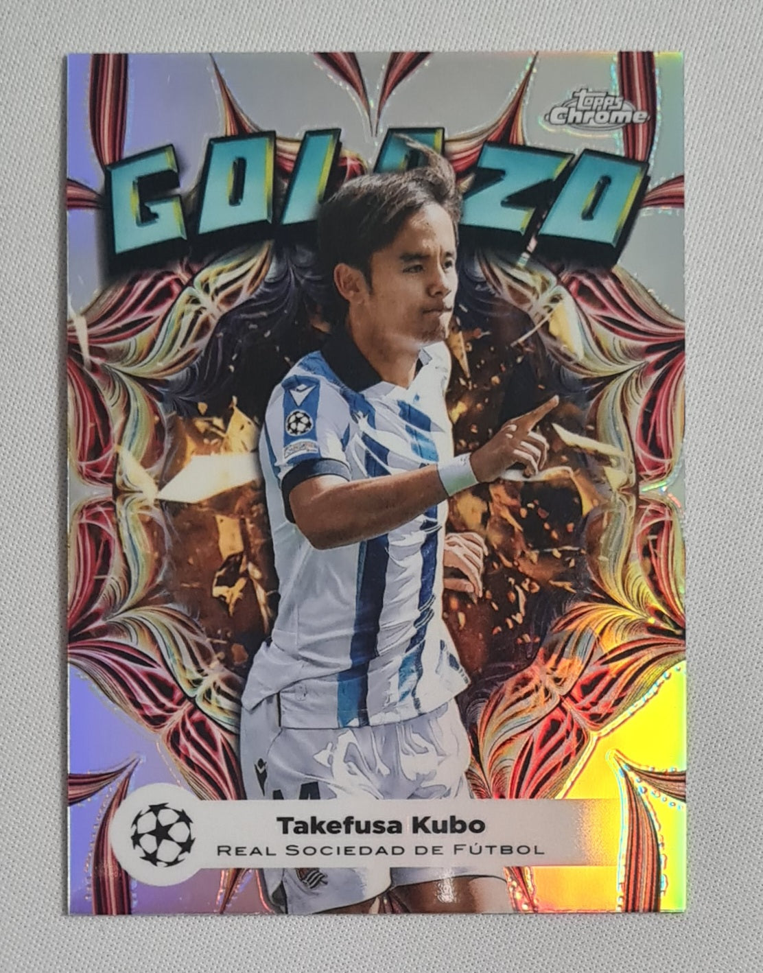 Takefusa Kubo - 2024 Topps Chrome Golazo Real Sociedad de Futbol (CL) #GL-12