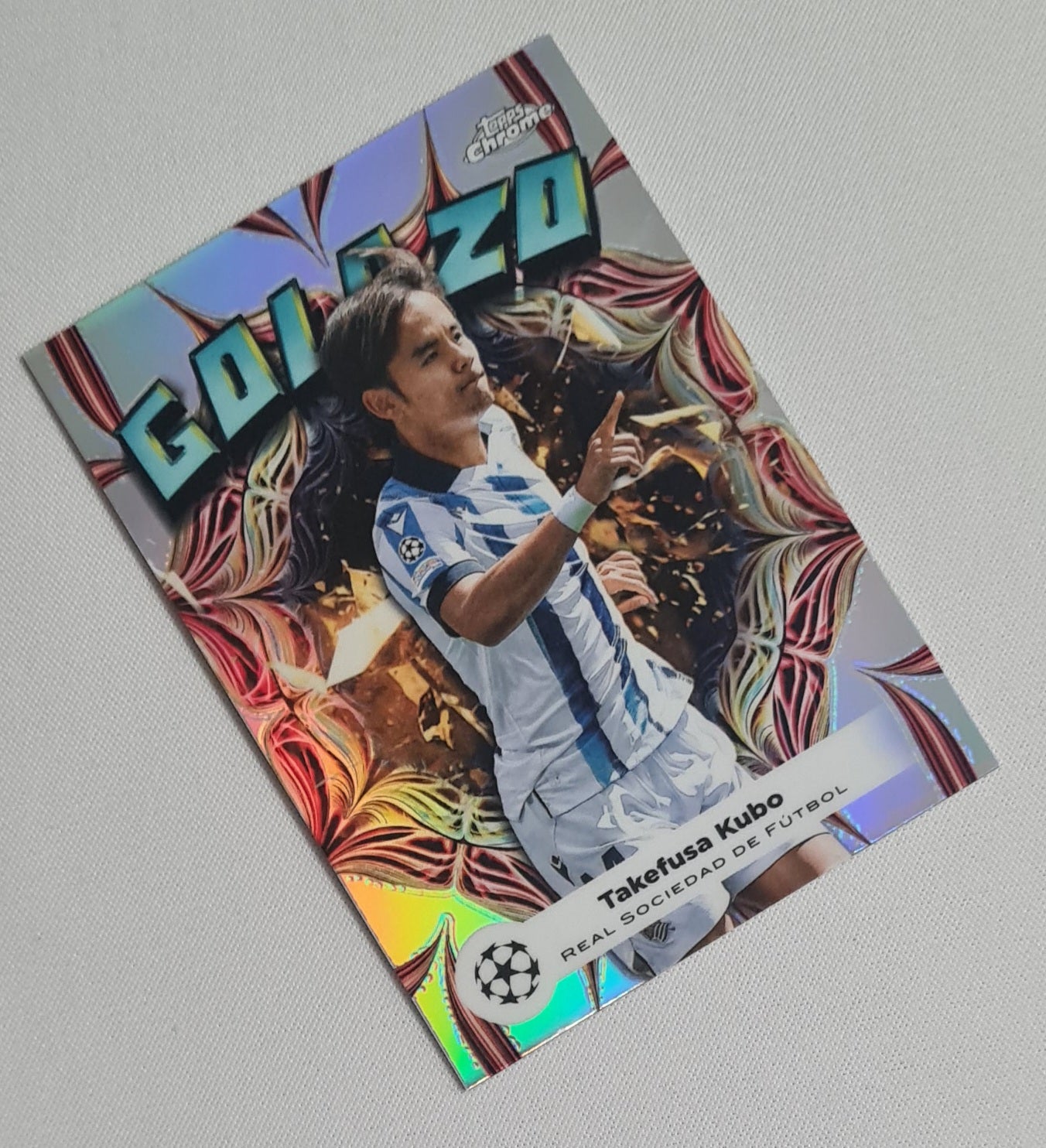 Takefusa Kubo - 2024 Topps Chrome Golazo Real Sociedad de Futbol (CL) #GL-12