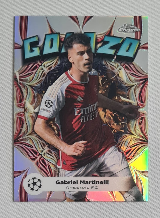 Gabriel Martinelli - 2024 Topps Chrome Golazo Arsenal FC (CL) #GL-11