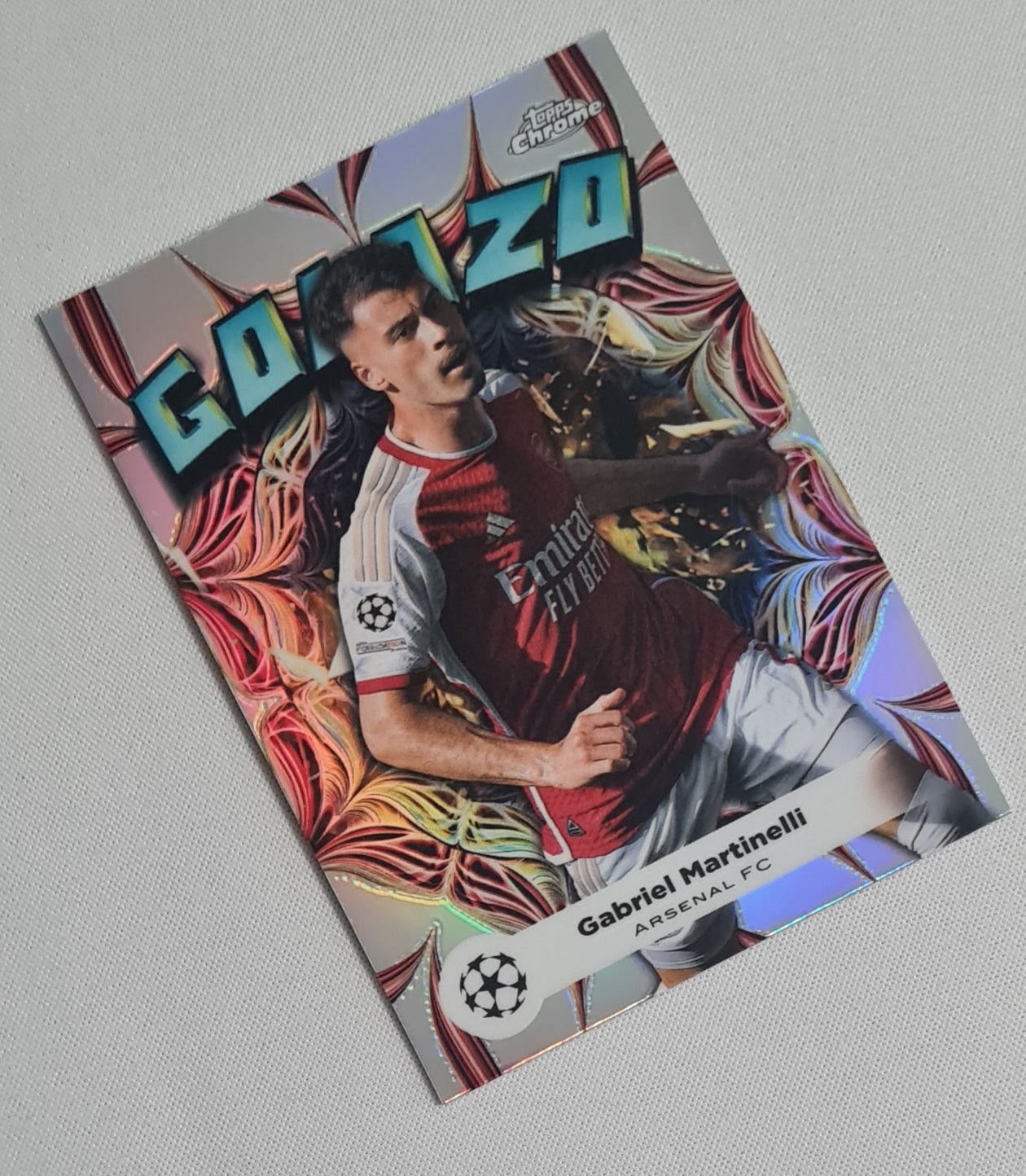Gabriel Martinelli - 2024 Topps Chrome Golazo Arsenal FC (CL) #GL-11