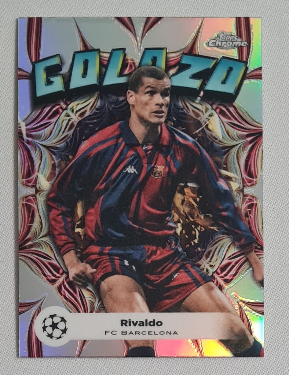 Rivaldo - 2024 Topps Chrome Golazo FC Barcelona (CL) #GL-7