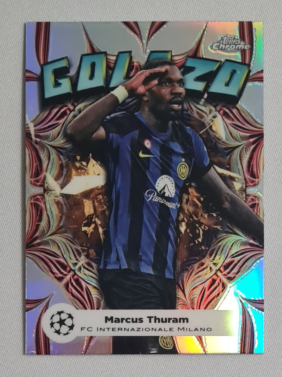 Marcus Thuram - 2024 Topps Chrome Golazo FC Internazionale (CL) #GL-4