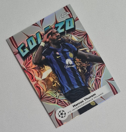 Marcus Thuram - 2024 Topps Chrome Golazo FC Internazionale (CL) #GL-4