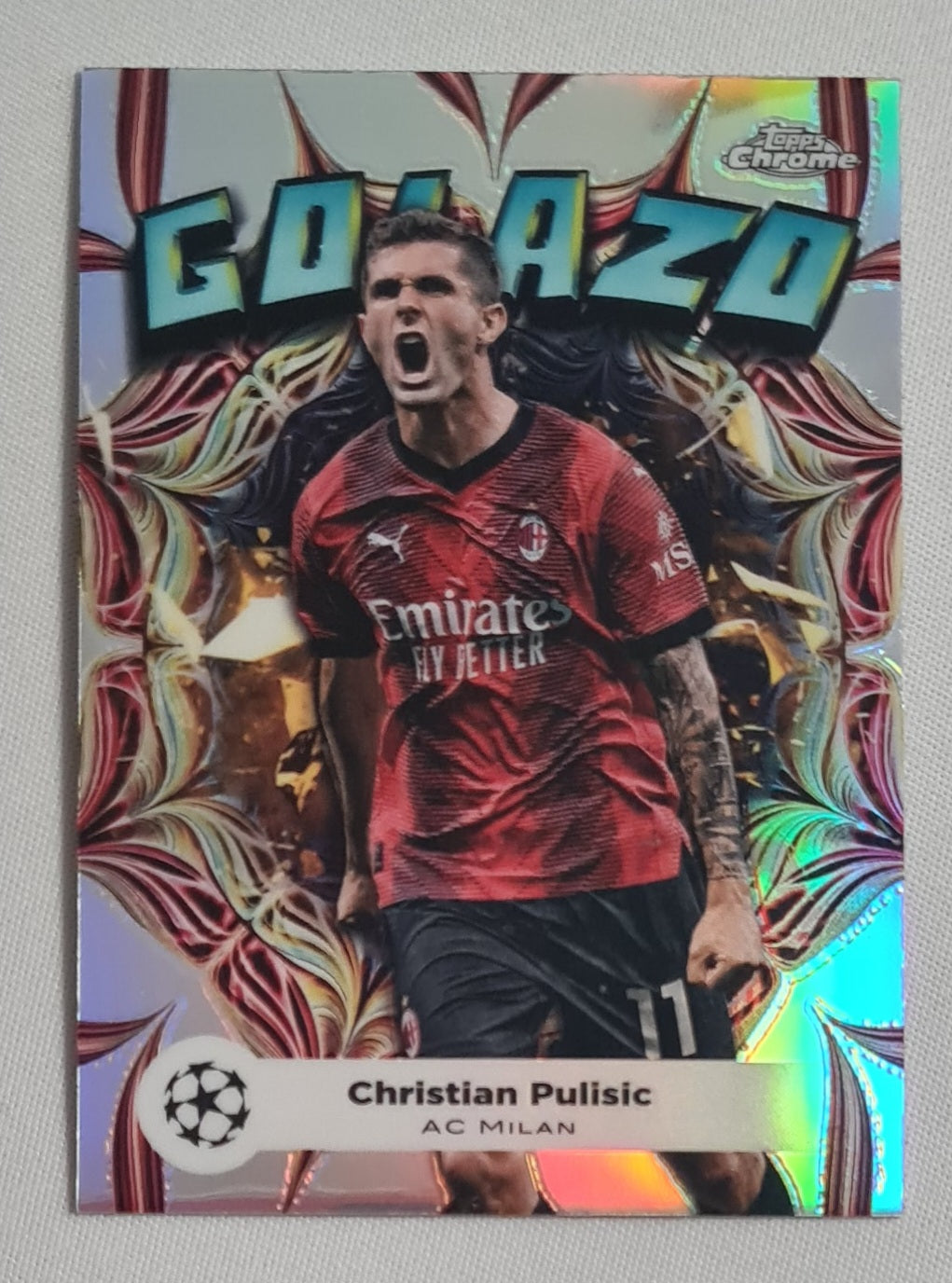 Christian Pulisic - 2024 Topps Chrome Golazo AC Milan (CL) #GL-1