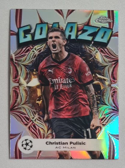 Christian Pulisic - 2024 Topps Chrome Golazo AC Milan (CL) #GL-1