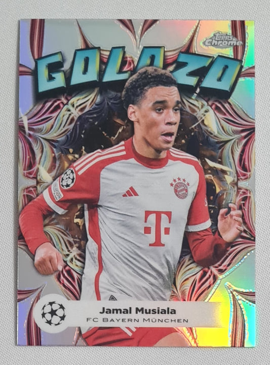 Jamal Musiala - 2024 Topps Chrome Golazo FC Bayern Munchen (CL) #GL-8