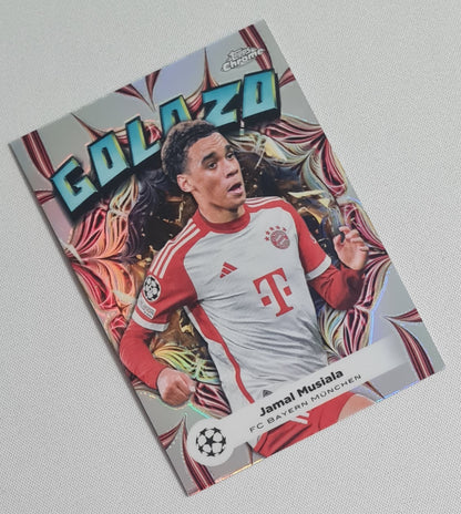 Jamal Musiala - 2024 Topps Chrome Golazo FC Bayern Munchen (CL) #GL-8