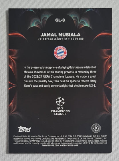 Jamal Musiala - 2024 Topps Chrome Golazo FC Bayern Munchen (CL) #GL-8