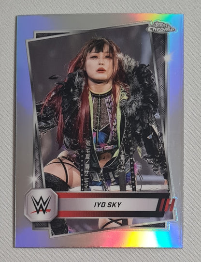 Iyo Sky - 2025 Topps Chrome WWE Wrestling RAW #99 Refractor