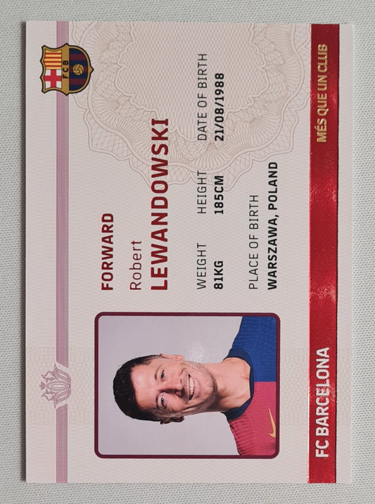Robert Lewandowski - 2024/25 Barcelona Team Set - FC Barcelona - Mes Que un Club
