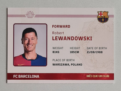 Robert Lewandowski - 2024/25 Barcelona Team Set - FC Barcelona - Mes Que un Club