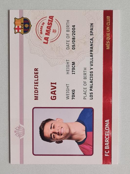 Gavi - 2024/25 Barcelona Team Set - FC Barcelona - Mes Que un Club (made in La Masia)