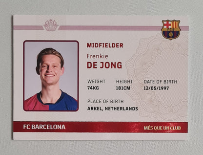 Frenkie de Jong - 2024/25 Barcelona Team Set - FC Barcelona - Mes Que un Club