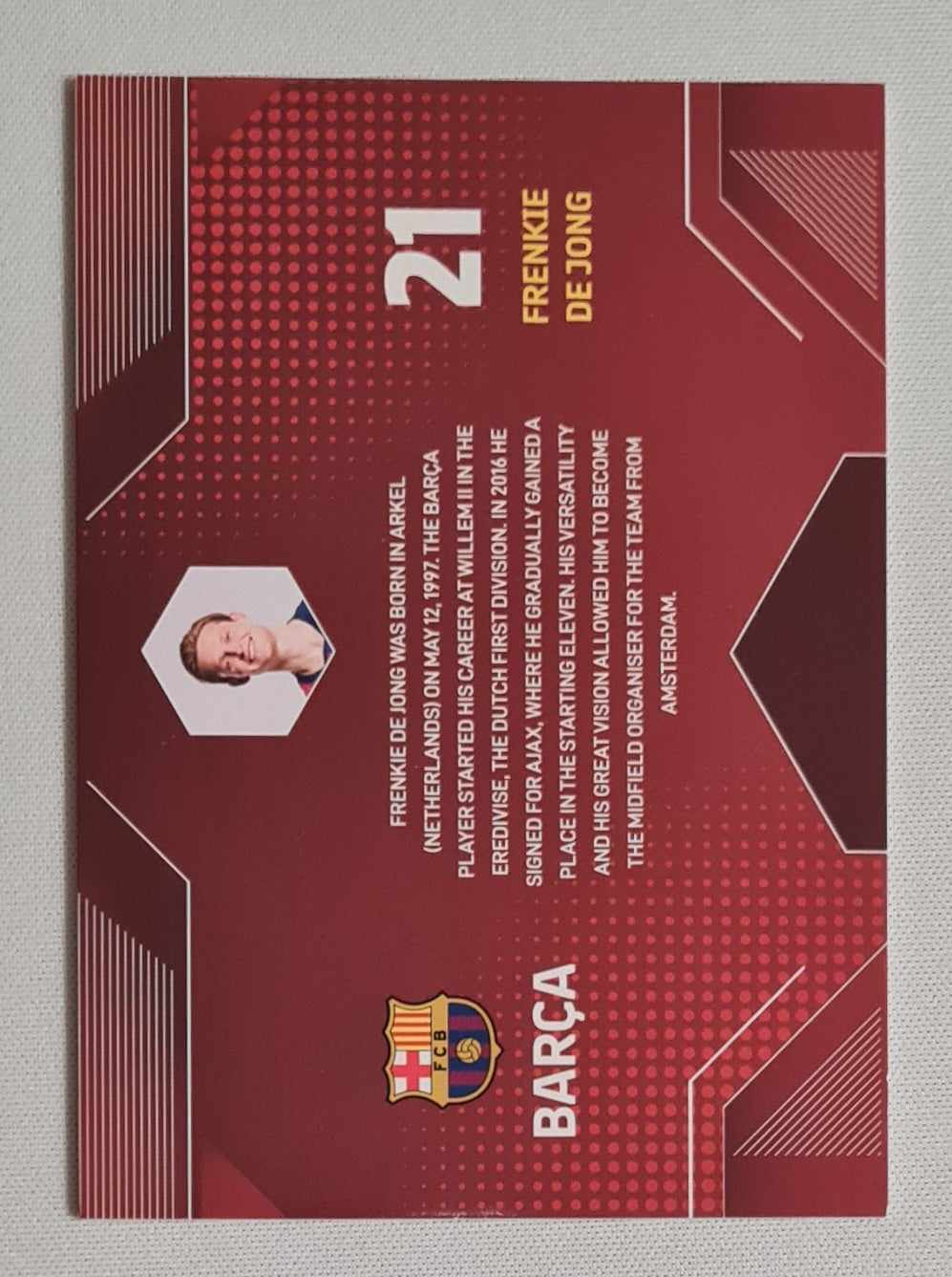 Frenkie de Jong - 2024/25 Barcelona Team Set - FC Barcelona - Mes Que un Club