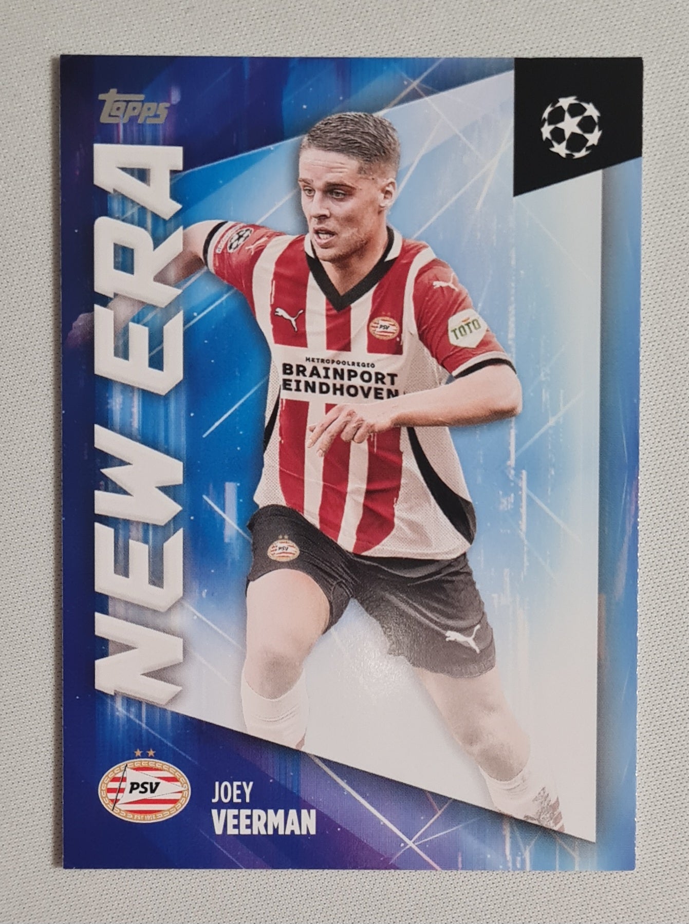 Joey Veerman - 2025 Topps PSV Eindhoven New Era (CL) #NE-21