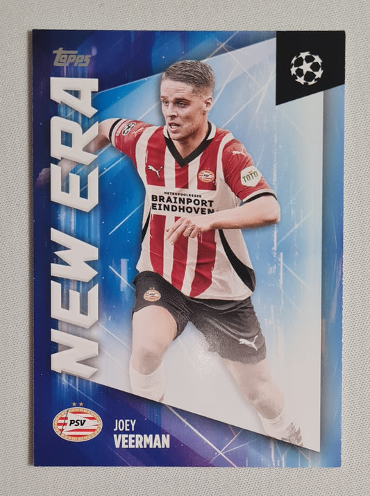 Joey Veerman - 2025 Topps PSV Eindhoven New Era (CL) #NE-21