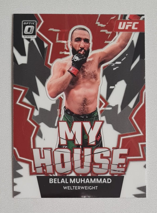 Belal Muhammad - 2023 Panini Donruss Optic UFC Fighter Welterweight - My House - #10