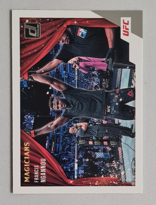 Francis Ngannou - 2022 Panini Donruss UFC Fighter Magicians #7