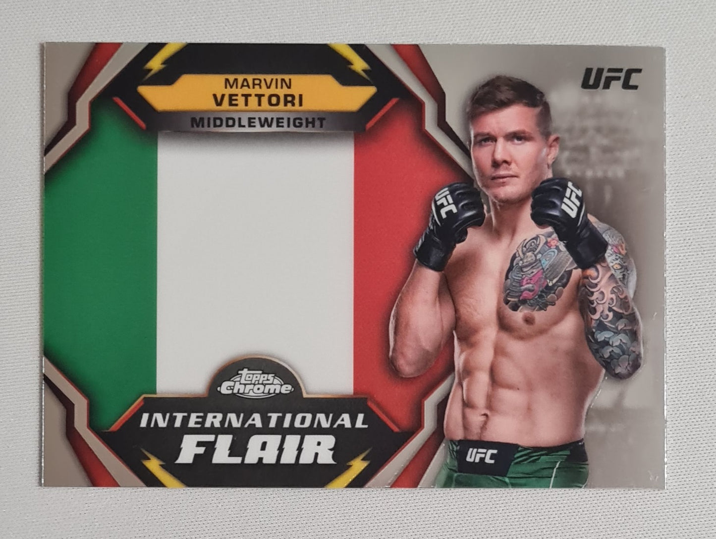 Marvin Vettori - 2024 Topps Chrome International Flair Fighter Middleweight #IFL-6