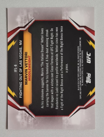 Marvin Vettori - 2024 Topps Chrome International Flair Fighter Middleweight #IFL-6