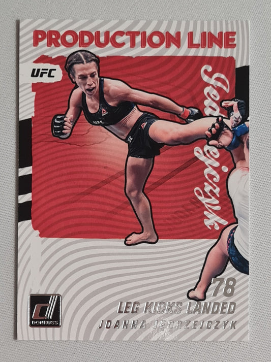 Joanna Jedrzejczyk - 2022 Panini Donruss UFC Fighter Strawweight - Production Line - #2