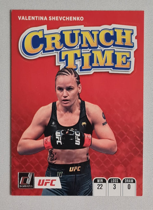 Valentina Shevchenko - 2022 Panini Donruss UFC Fighter Flyweight - Crunch Time - #4