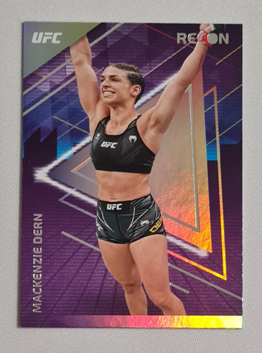 Mackenzie Dern - 2022 Panini Chronicles Recon UFC Fighter Strawweight #225 Purple Refractor