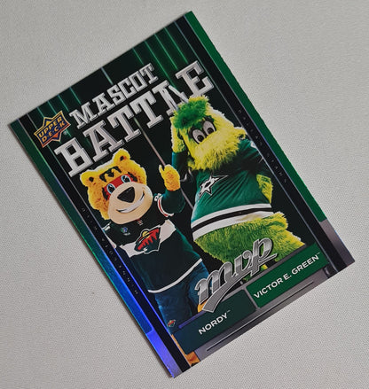 Nordy & Victor E. Green - 2025 UpperDeck NHL Hockey Mascot Battle MB-8