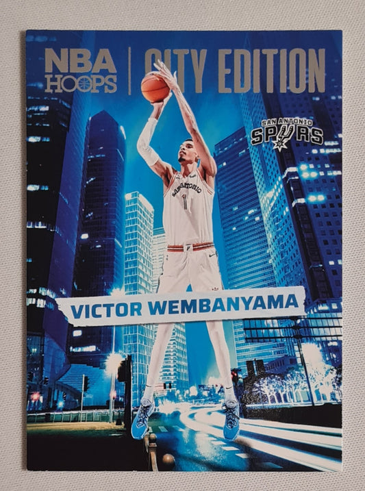 Victor Wembanyama - 2024 Panini Hoops Basketball NBA San Antonio Spurs - City Edition - #2