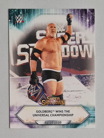 Goldberg - 2021 Topps WWE Wrestling Super Showdown #28