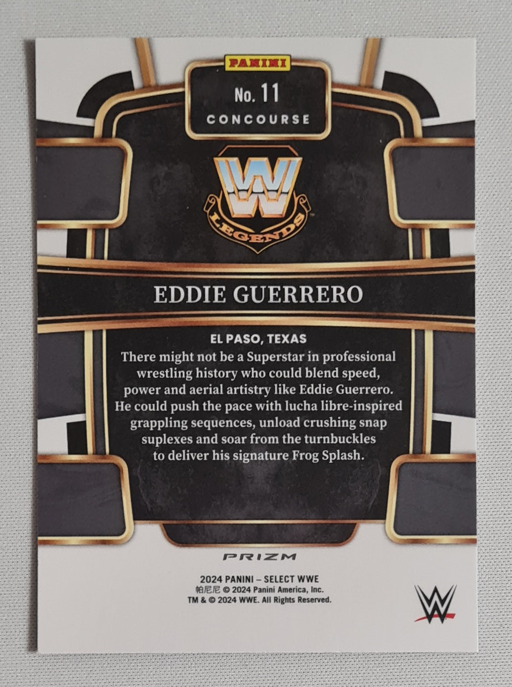 Eddie Guerrero - 2024 Panini Select WWE Wrestling Legends Concourse Prizm #11