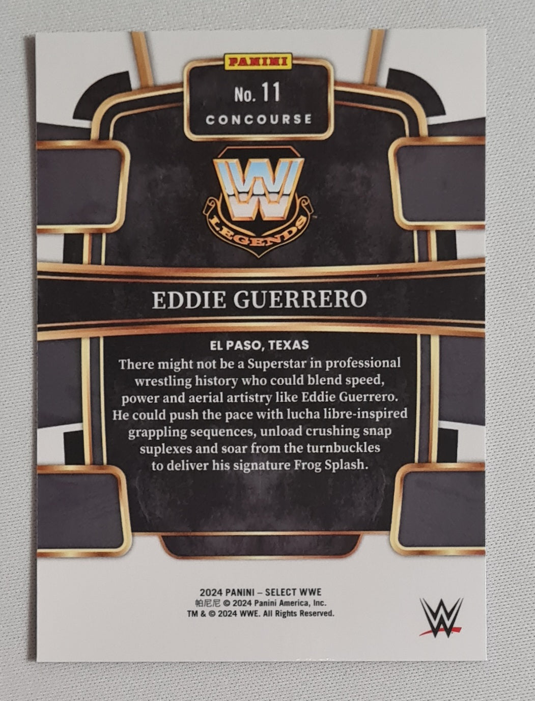 Eddie Guerrero - 2024 Panini Select WWE Wrestling Legends Concourse Prizm #11 Red/White/Blue