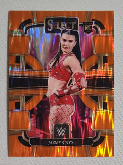 Jazmyn Nyx - 2024 Panini Select WWE Wrestling NXT Concourse Prizm #97 Orange Flash Prizm