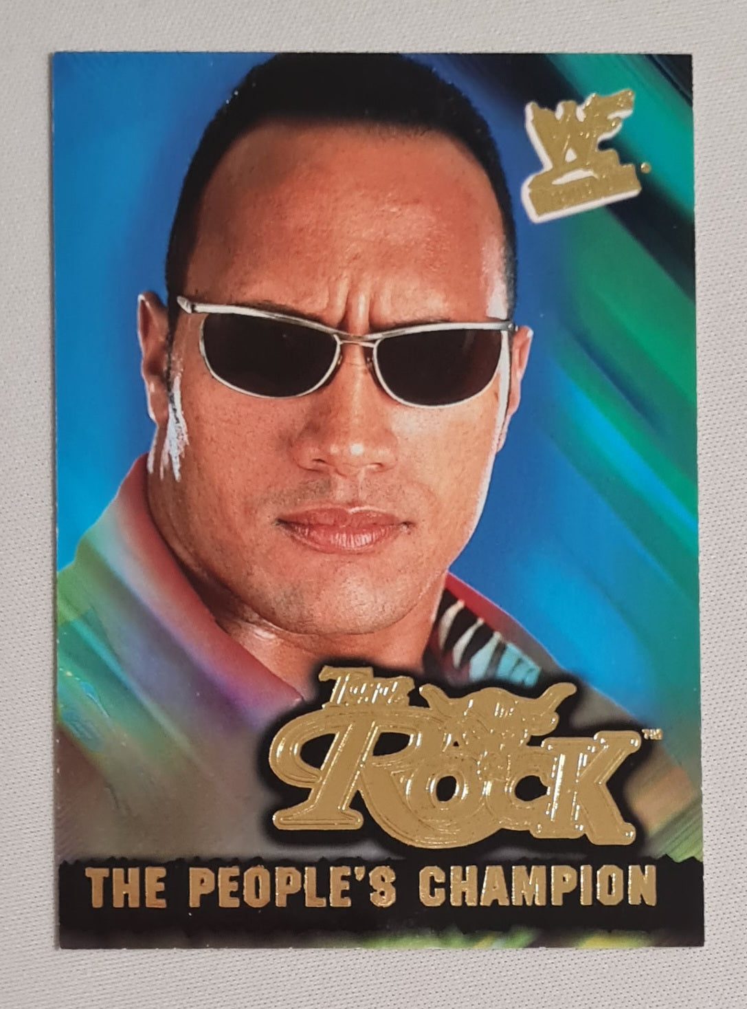 The Rock - 2001 Fleer World Wrestling Federation WWF - The People's Champion - 11 of 15 Set number