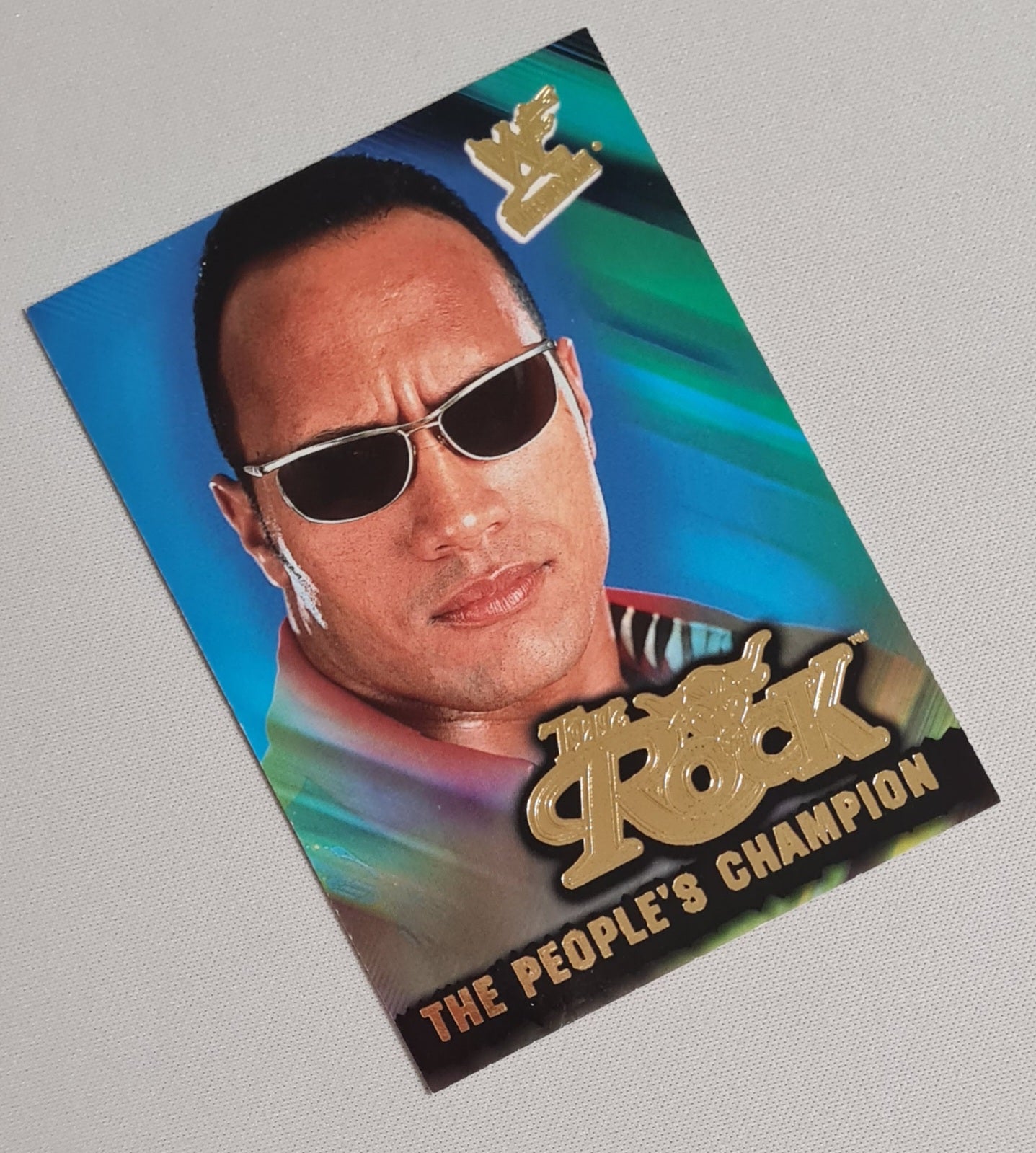 The Rock - 2001 Fleer World Wrestling Federation WWF - The People's Champion - 11 of 15 Set number