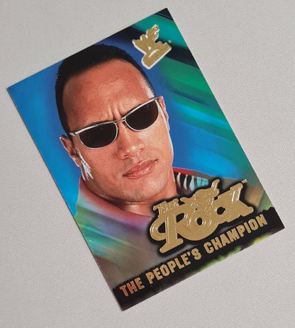 The Rock - 2001 Fleer World Wrestling Federation WWF - The People's Champion - 11 of 15 Set number